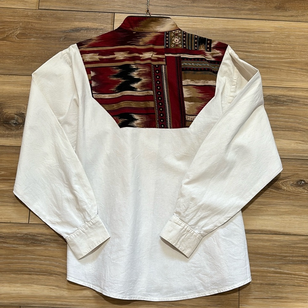 Banjo Western Wear Ladies Shirt, Size Medium